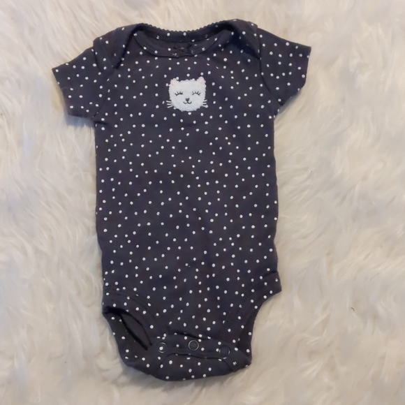 Carter's New Born Baby Girl Pink Cat Onsie Set (4) - Picture 10 of 13